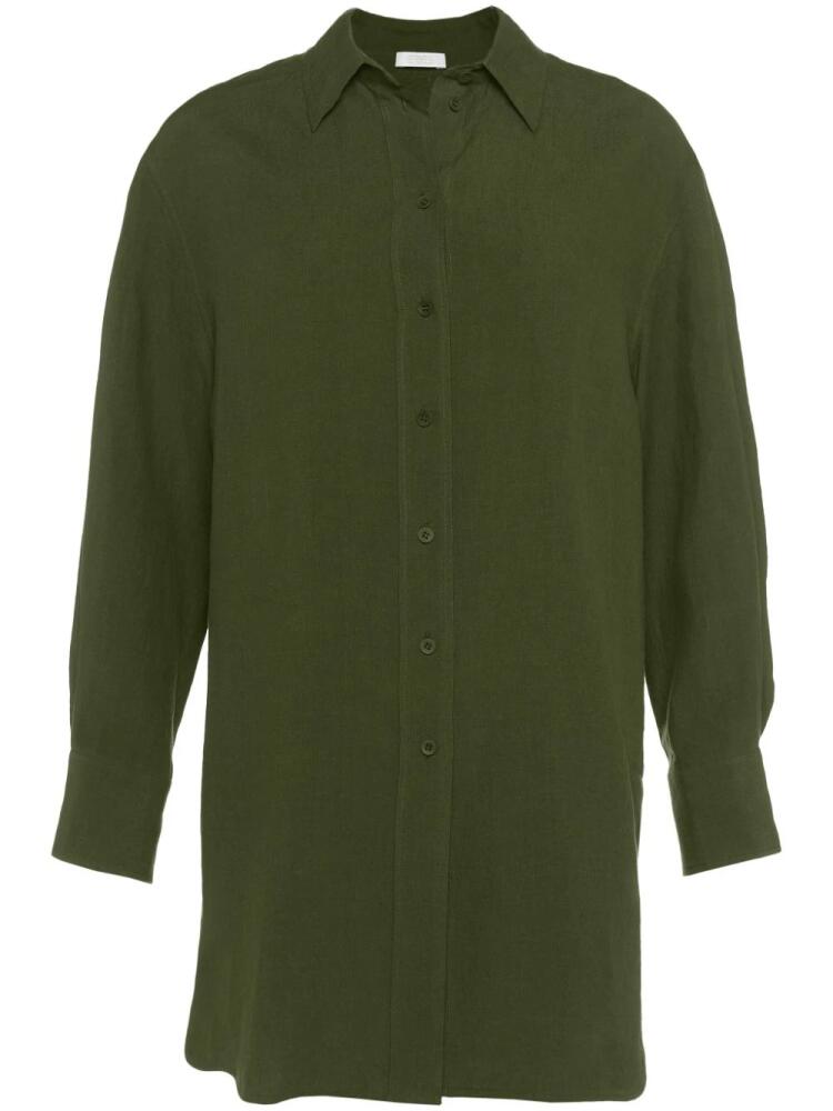 ERES Mignonette long-sleeve shirt - Green Cover