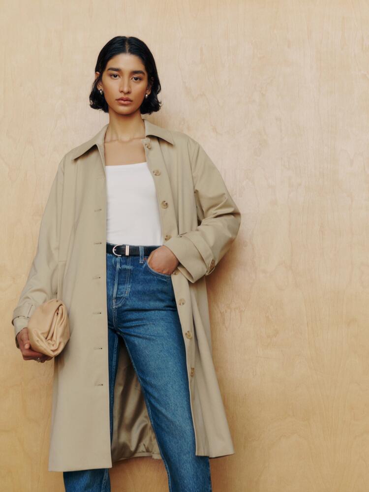 Reformation Danni Oversized Trench Cover