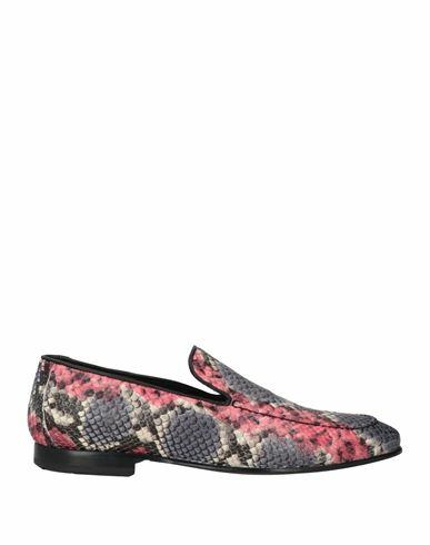 Mich Simon Man Loafers Magenta Leather Cover