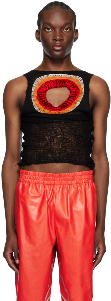 Marni Black Cutout Tank Top Cover