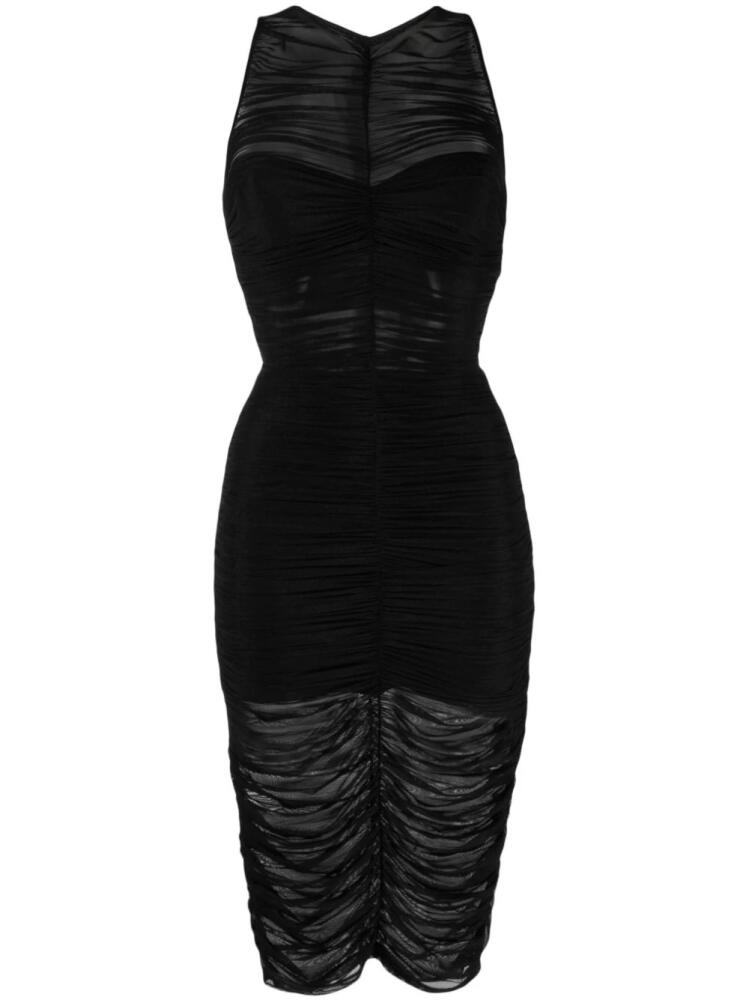 Fleur Du Mal ruched midi dress - Black Cover