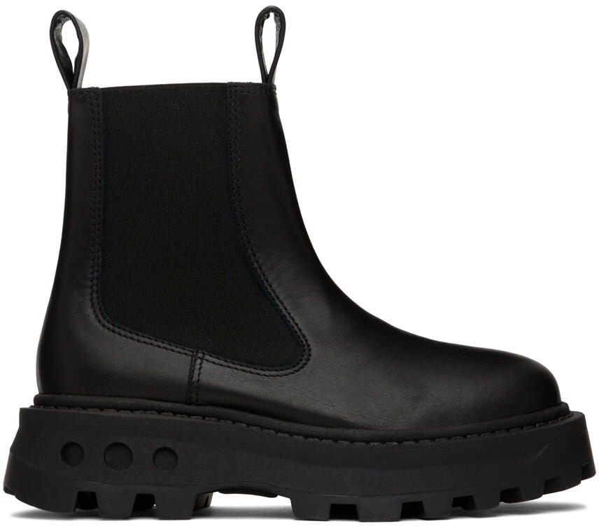 SIMONMILLER Black Scrambler Chelsea Boots Cover