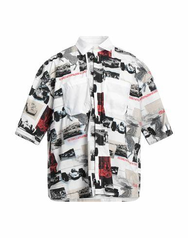 Ferrari Man Shirt White Cotton Cover