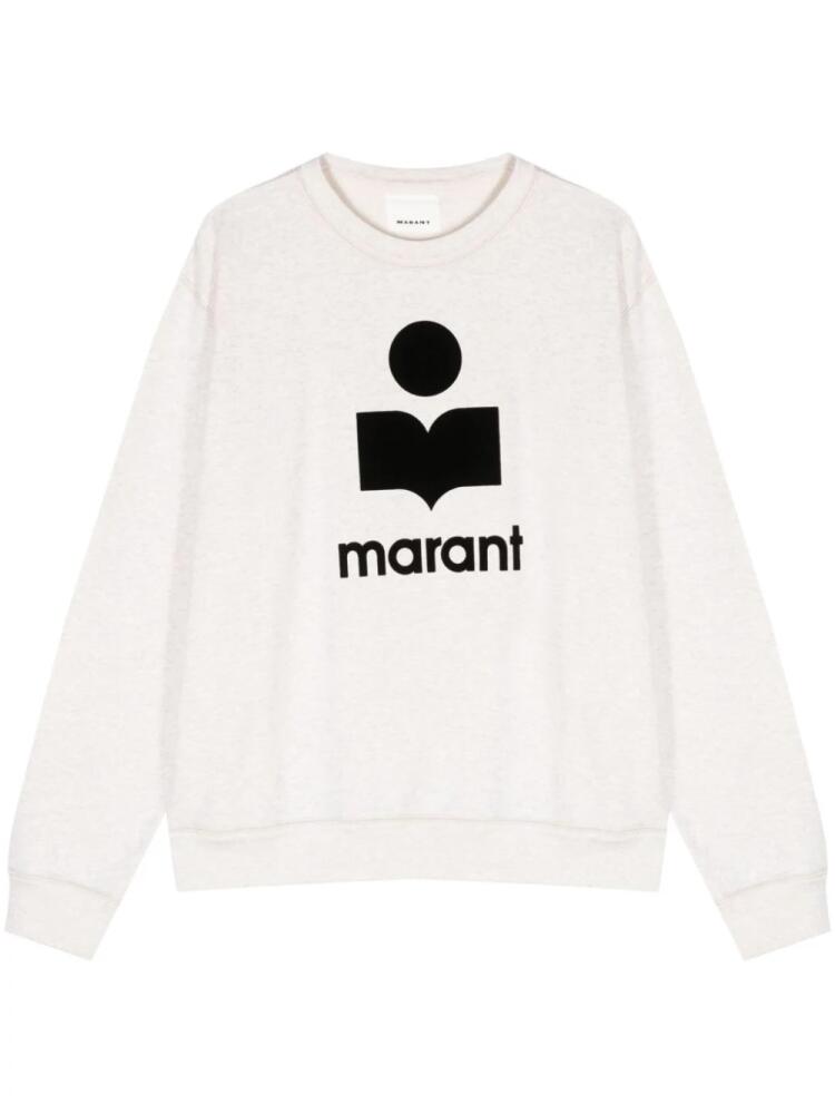 MARANT Mikoy logo-print sweatshirt - Neutrals Cover