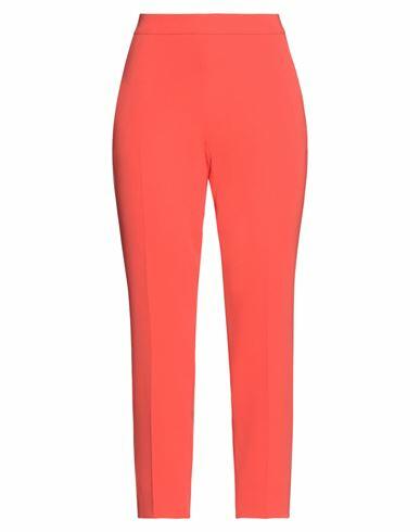 Maison Common Woman Pants Red Triacetate, Polyester Cover