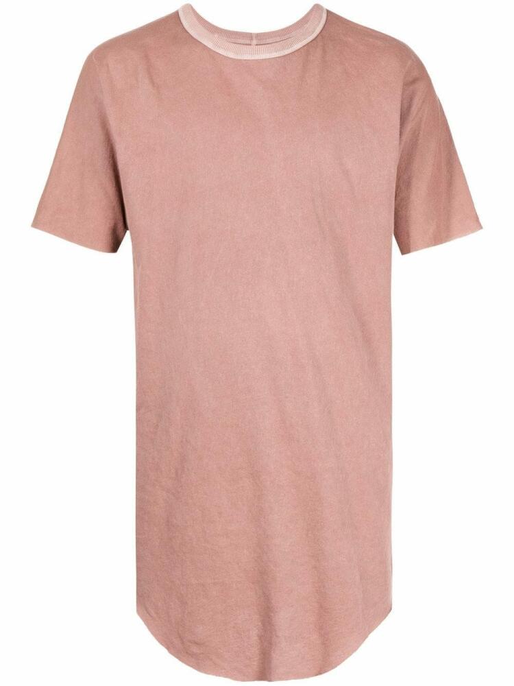 Boris Bidjan Saberi long Mellow Rose t-shirt - Red Cover