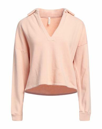 Lanston Woman Sweatshirt Blush Cotton, Polyester Cover