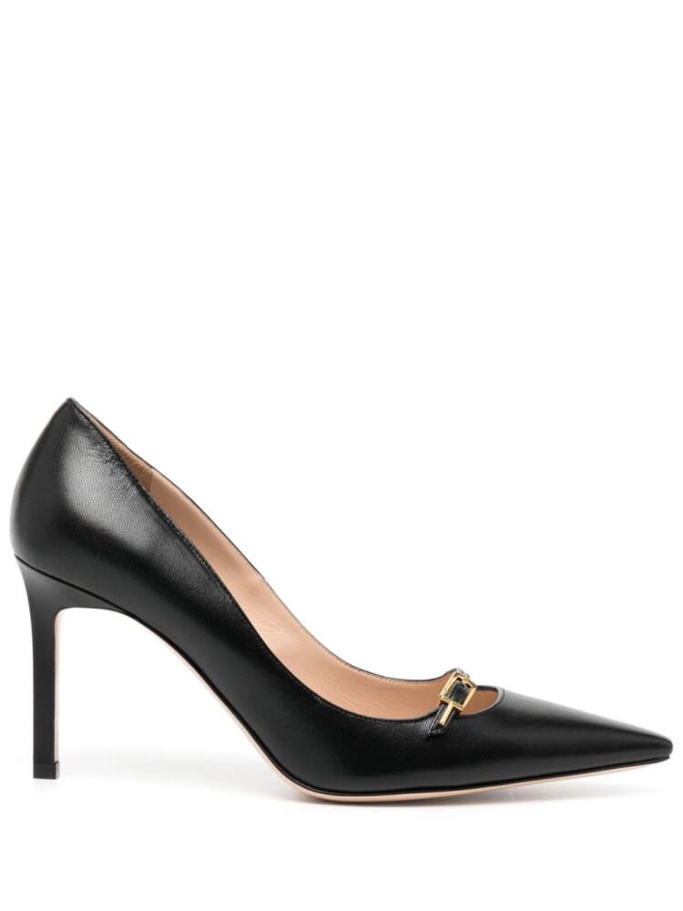 TOM FORD Angelina leather buckle pumps - Black Cover