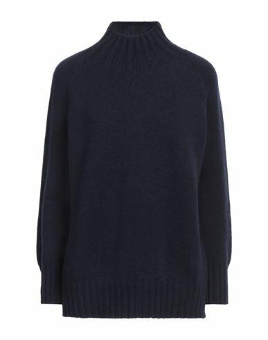 Aragona Woman Turtleneck Midnight blue Cashmere Cover