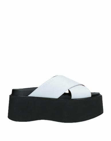 Marni Woman Sandals White Soft Leather Cover