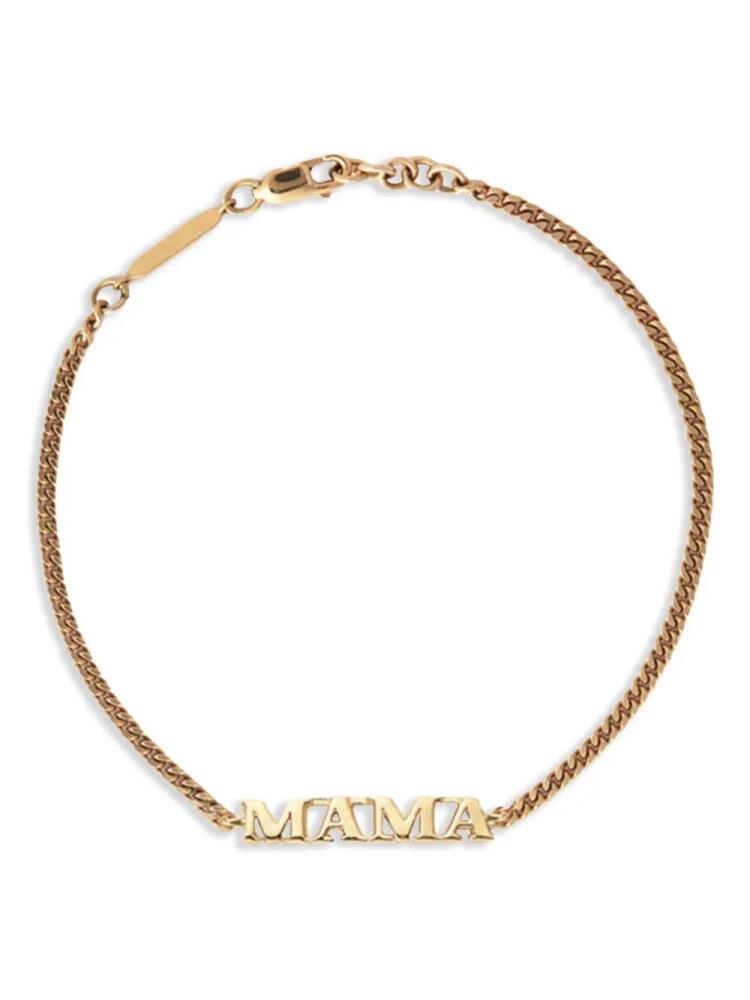 Otiumberg Mama polished name bracelet - Gold Cover