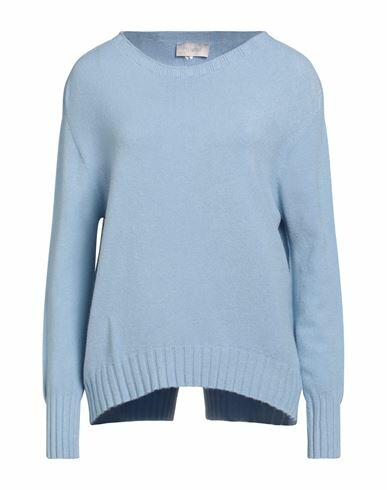 Motel Woman Sweater Sky blue Viscose, Polyester, Nylon Cover