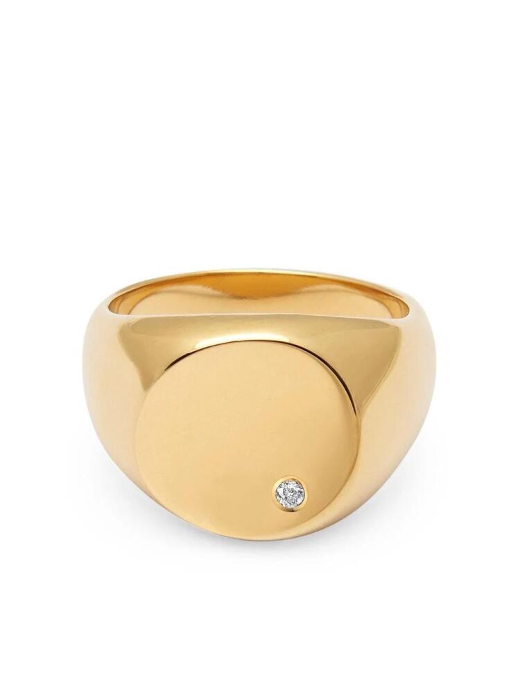 Nialaya Jewelry polished finish ring - Gold Cover