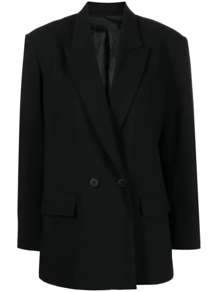 Cynthia Rowley double-breasted wool blazer - Black Cover