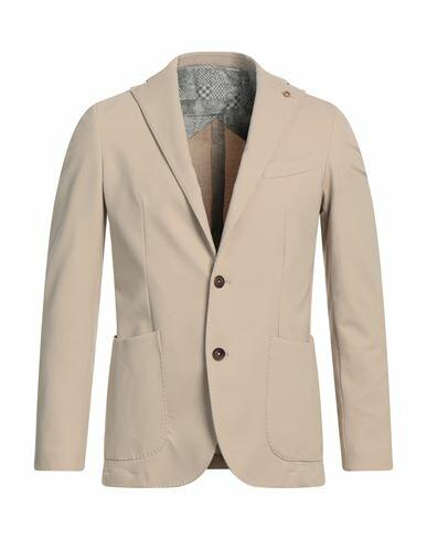 Barbati Man Blazer Beige Cotton, Polyamide, Elastane Cover