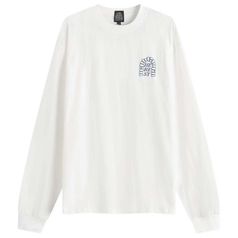 Heresy Men's Arch Logo Long Sleeve T-Shirt in Ecru Cover