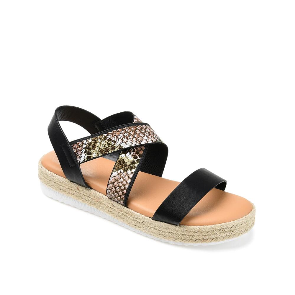 Journee Collection Caroline Espadrille Sandal PrintsSnake (Neutral) | Women's | PrintsSnake (Neutral) Cover