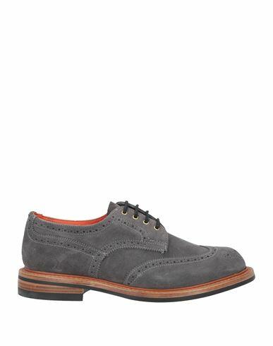 Tricker's Woman Lace-up shoes Grey Soft Leather Cover