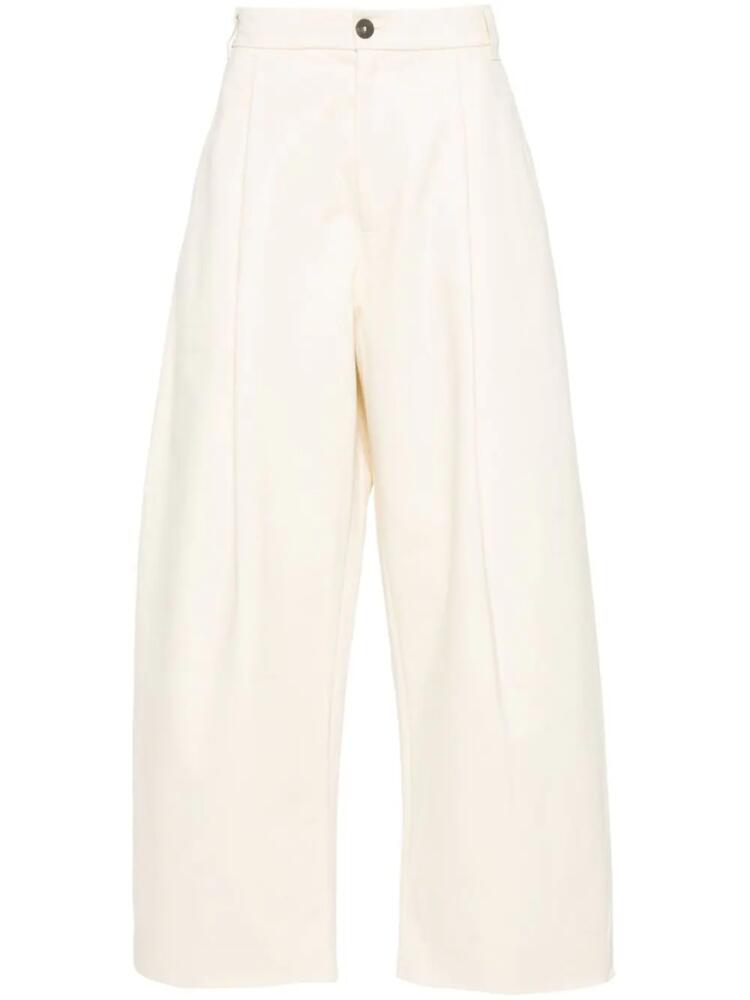 Studio Nicholson Sorte trousers - Neutrals Cover