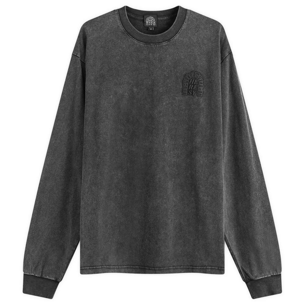 Heresy Men's Arch Logo Long Sleeve T-Shirt in Ash Cover