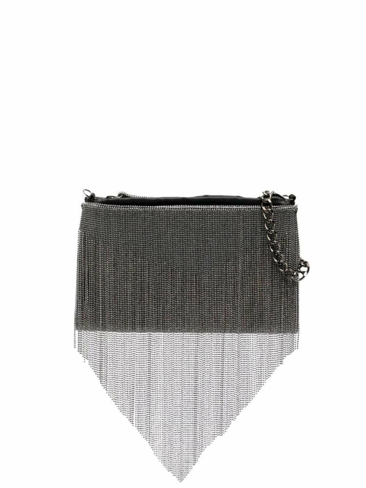 Fabiana Filippi ball-chain fringe shoulder bag - Grey Cover