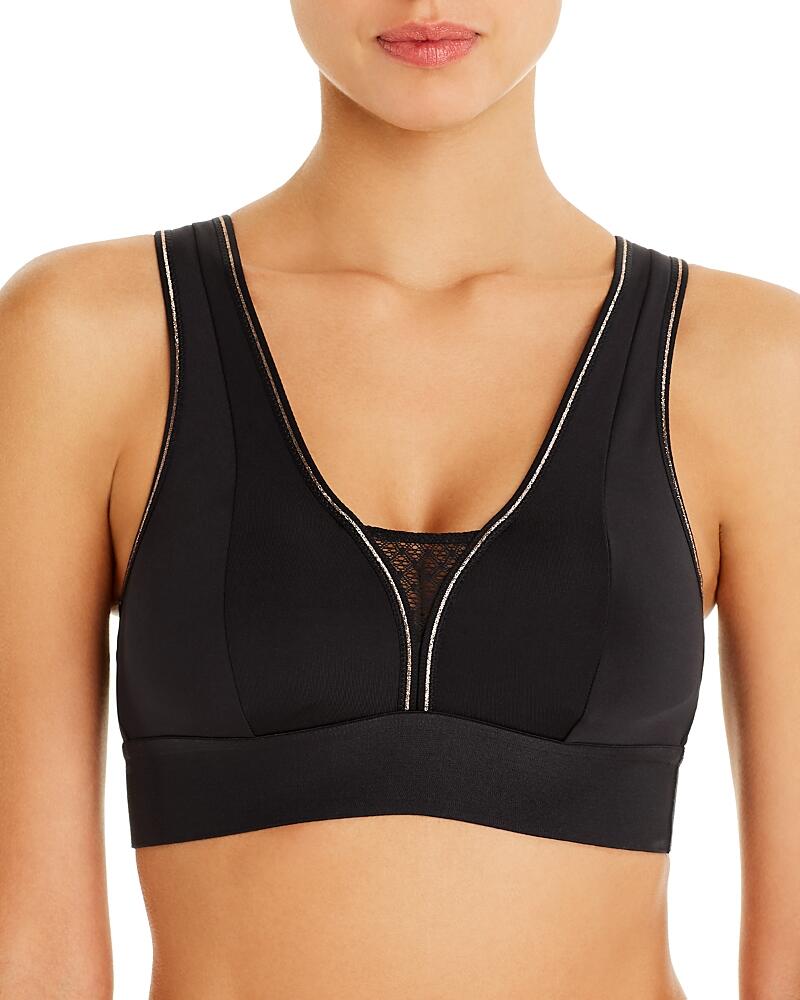 Simone Perele Harmony Low Impact Lace Trim Sports Bra Cover