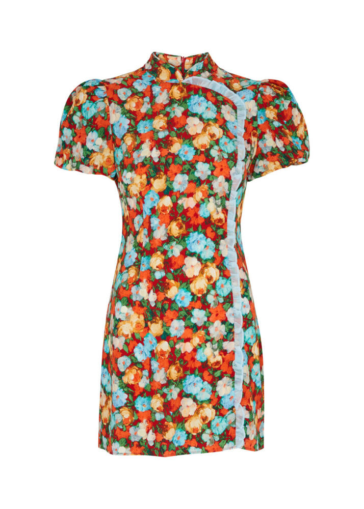 Kitri Philippa Floral-print Mini Dress - Blue Cover