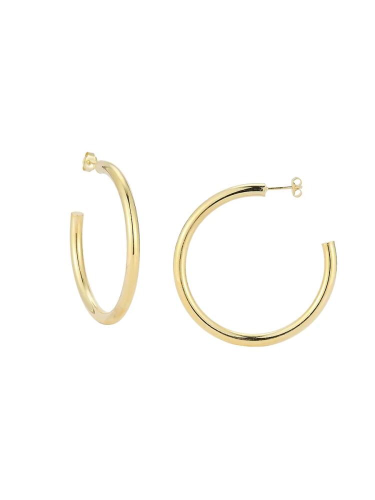 SPHERA MILANO Women's 14K Goldplated Sterling Silver Half Hoop Earrings Cover