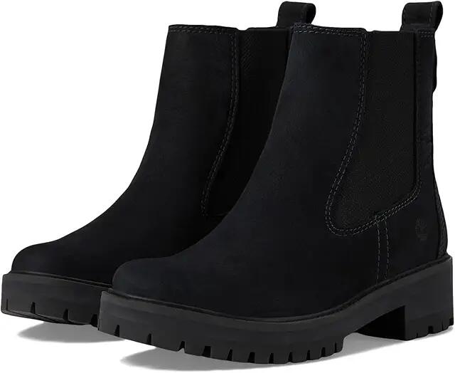 Timberland Courmayeur Valley Chelsea (Black Nubuck) Women's Pull-on Boots Cover