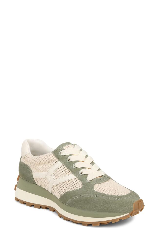 Veronica Beard Valentina Slip-On Sneaker in Coconut/Sage Green Cover