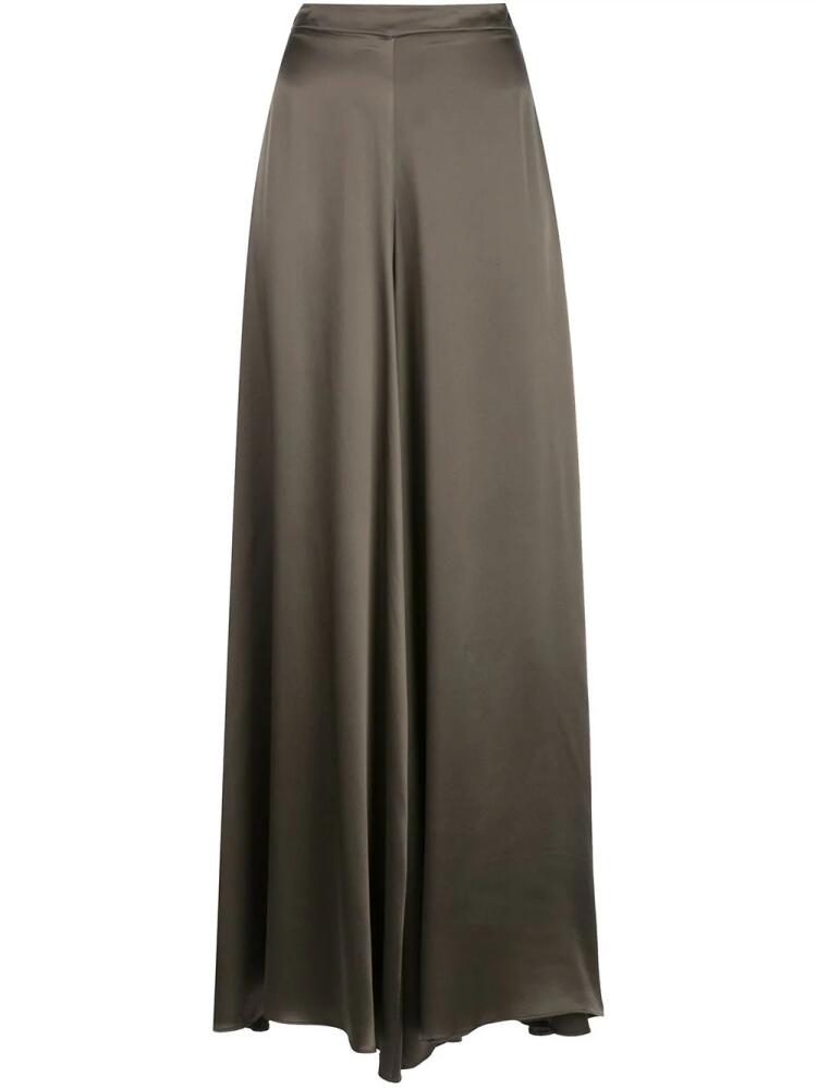 VOZ Charmeuse palazzo trousers - Brown Cover