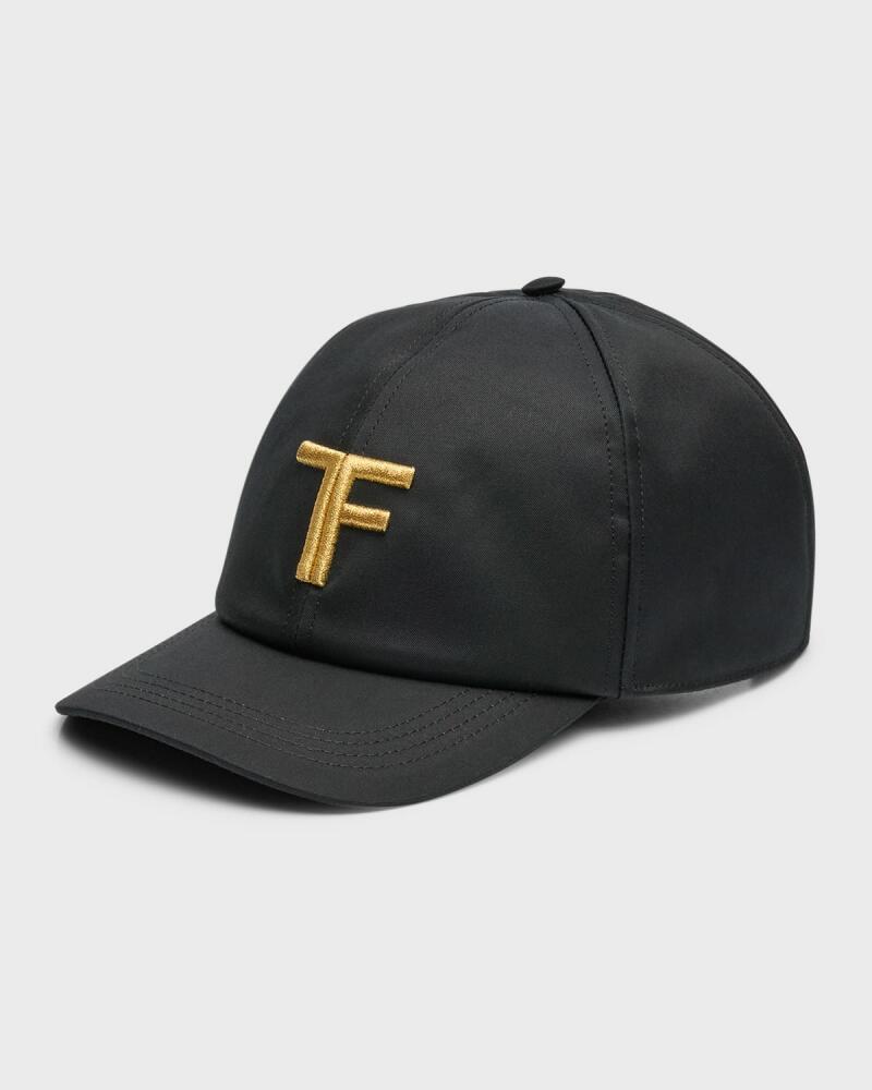 TOM FORD Men's Embroidered TF Baseball Cap Cover