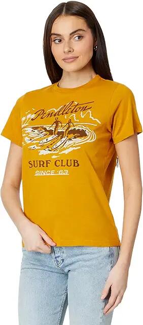 Pendleton Surf Club Graphic Tee (Old Gold) Women's Clothing Cover