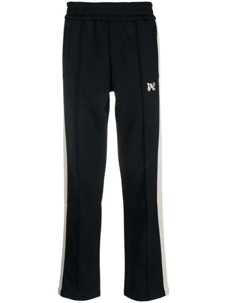 Palm Angels monogram-embroidered track pants - Black Cover