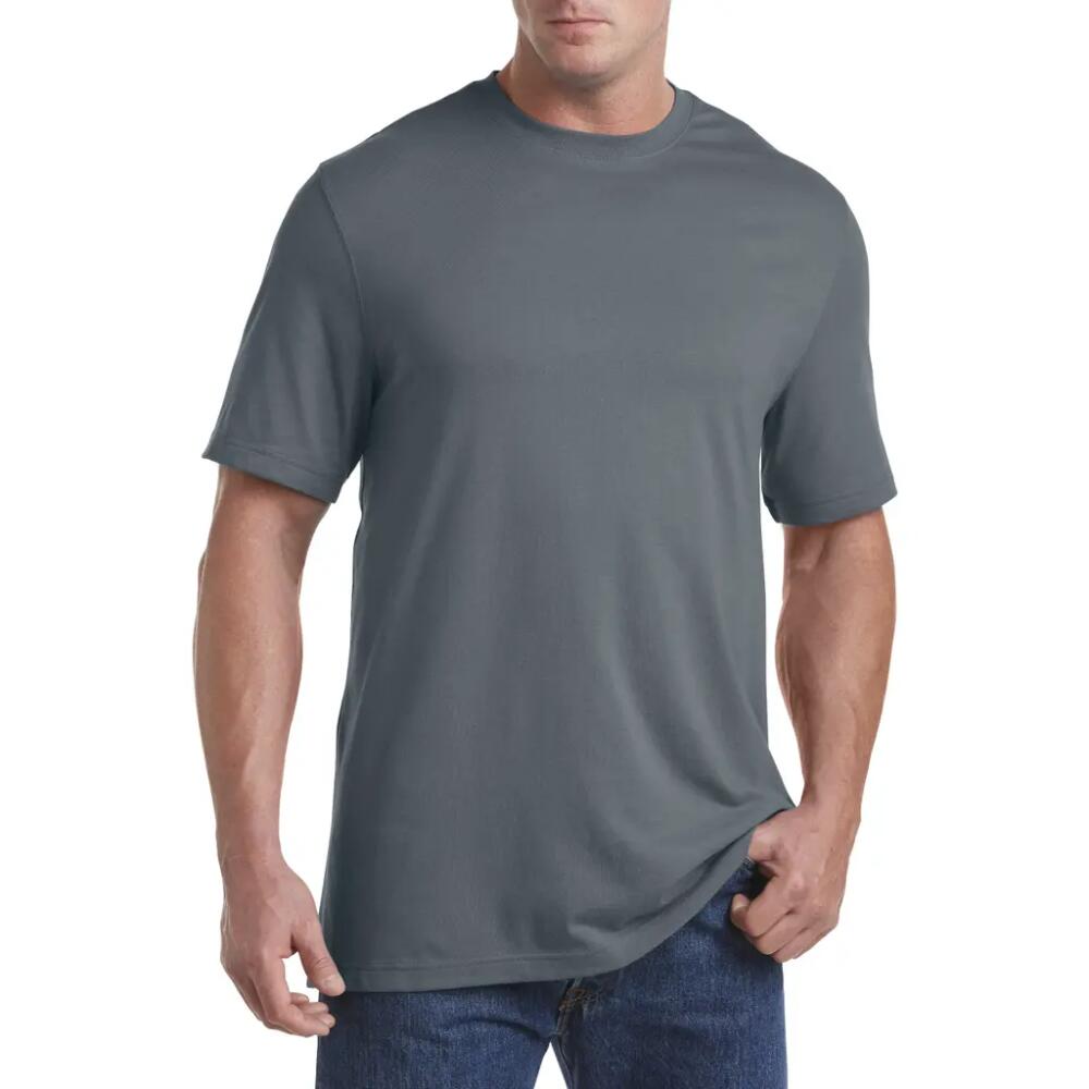 Harbor Bay by DXL Moisture-Wicking Jersey T-Shirt in Iron Gate Cover