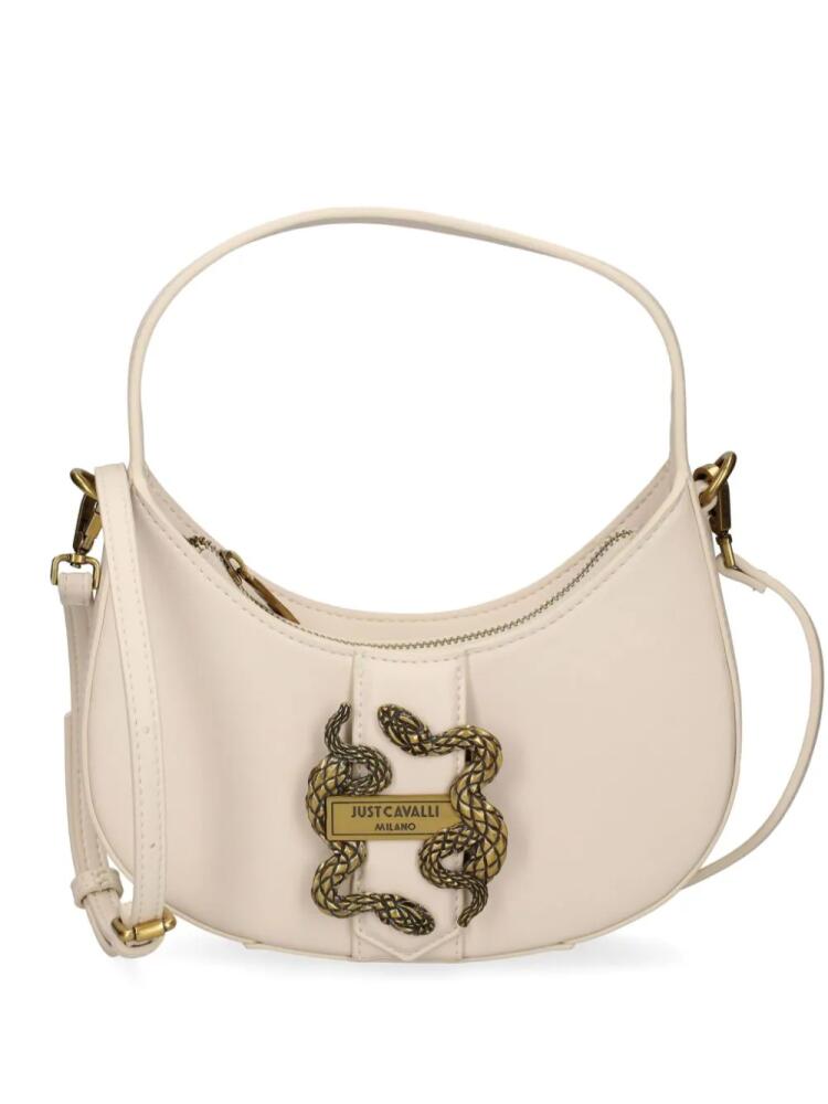 Just Cavalli logo-plaque tote bag - Neutrals Cover