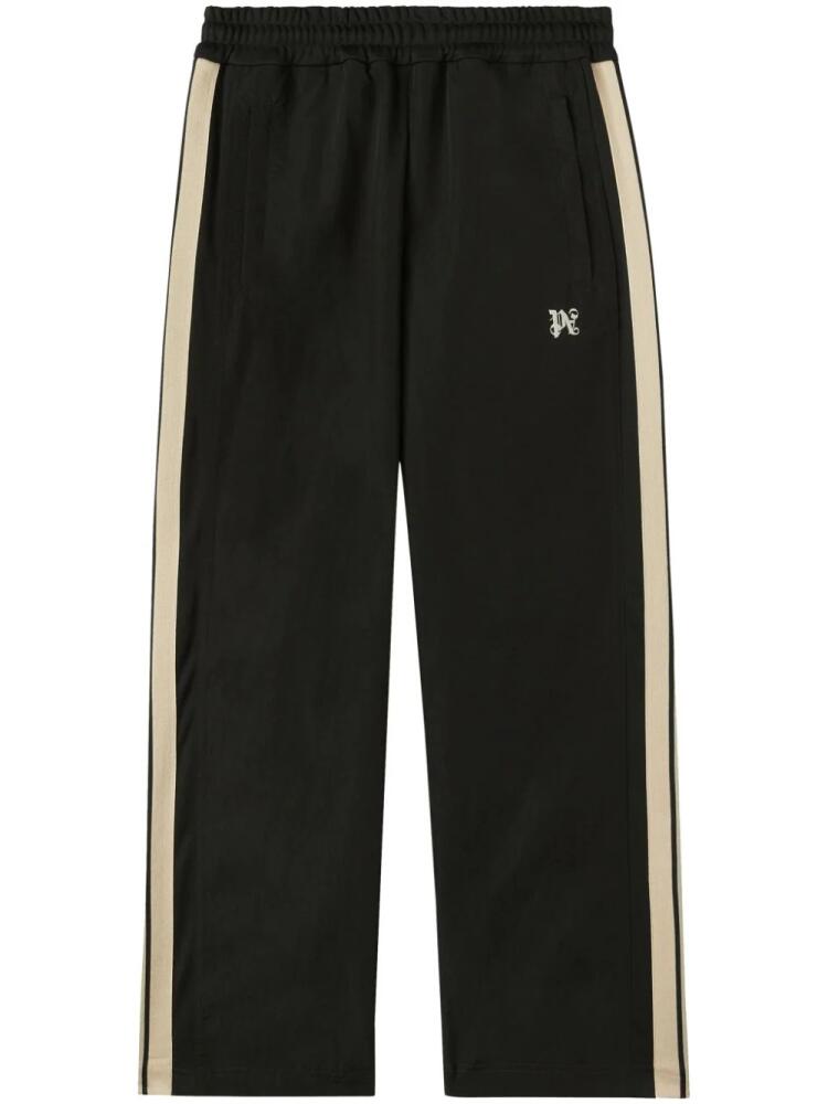 Palm Angels monogram-embroidered track pants - Black Cover