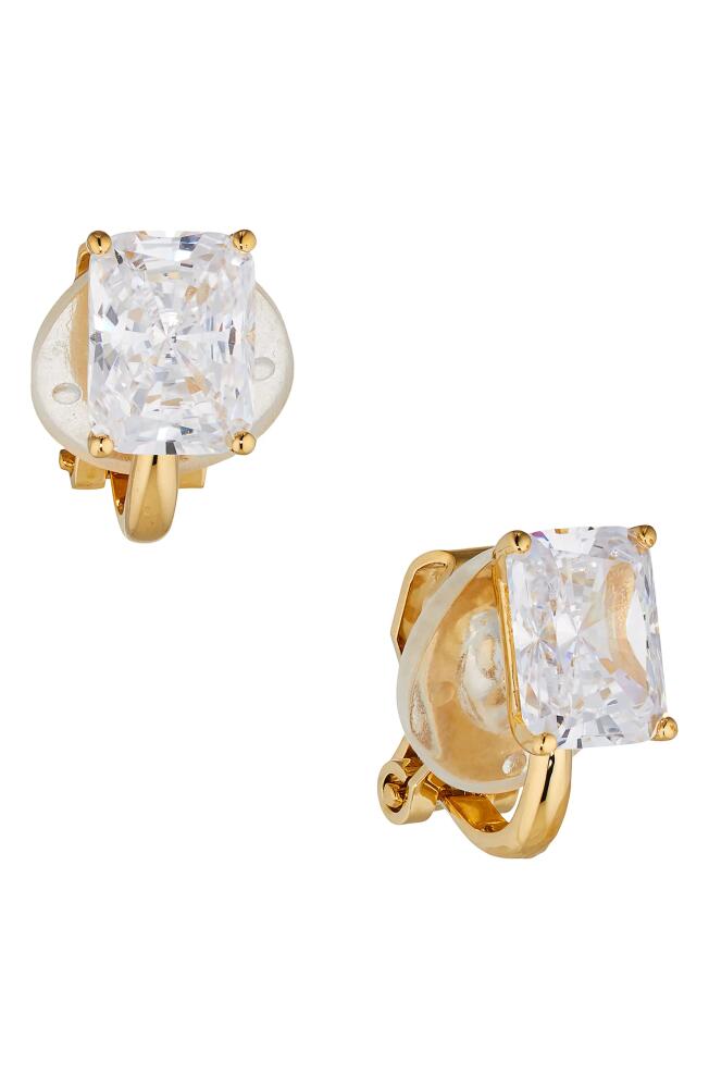 Nadri Modern Love Clip-On Earrings in Gold Cover