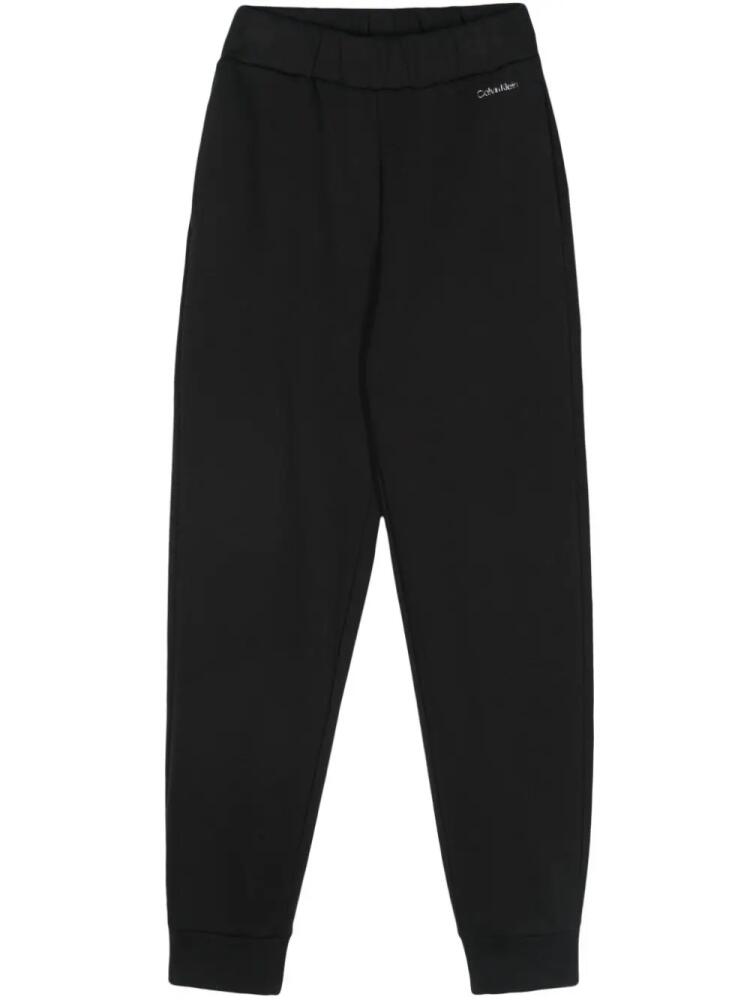 Calvin Klein logo lettering track pants - Black Cover