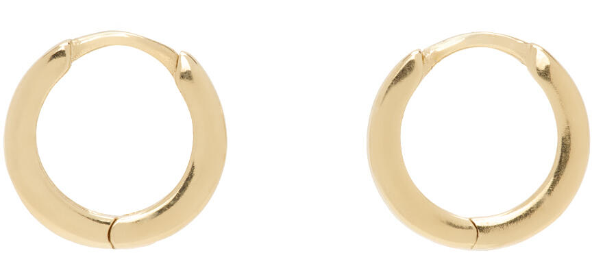 Laura Lombardi Gold Clutch Hoop Earrings Cover