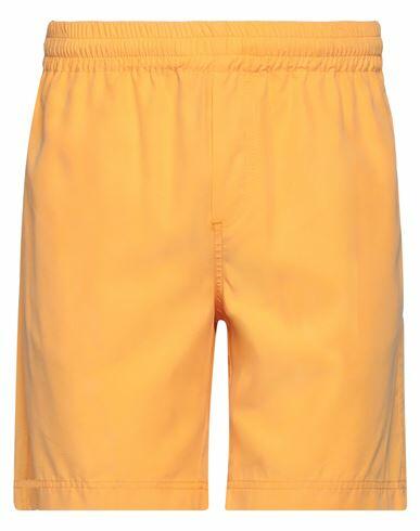 Msgm Man Shorts & Bermuda Shorts Apricot Lyocell, Polyester Cover