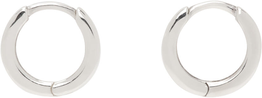 Laura Lombardi Silver Clutch Hoop Earrings Cover