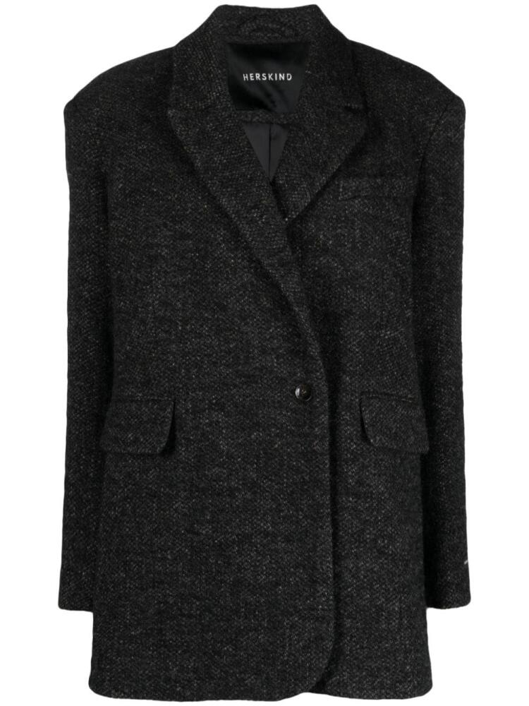 HERSKIND Wilma double-breasted coat - Grey Cover