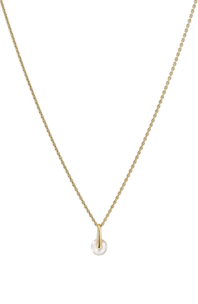 Cast The Daring Pearl Pendant Necklace in Gold Cover