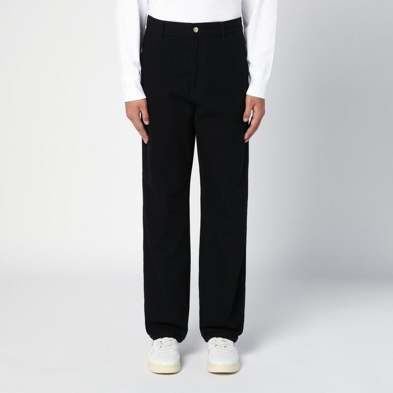 Carhartt WIP Single Knee Pant Black Rinsed in organic cotton Cover