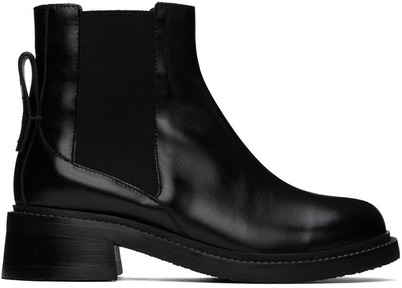 See by Chloé Black Bonni Chelsea Boots Cover