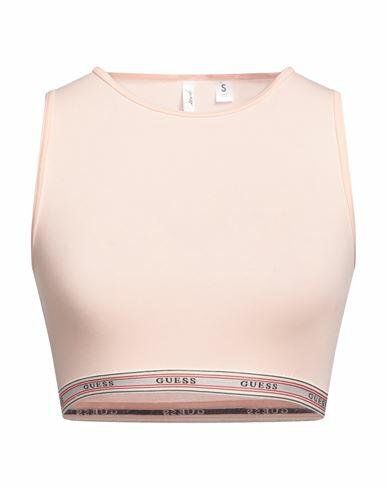 Guess Woman Top Light pink Cotton, Elastane, Polyamide Cover