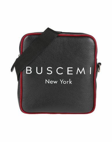 Buscemi Man Cross-body bag Black Leather Cover