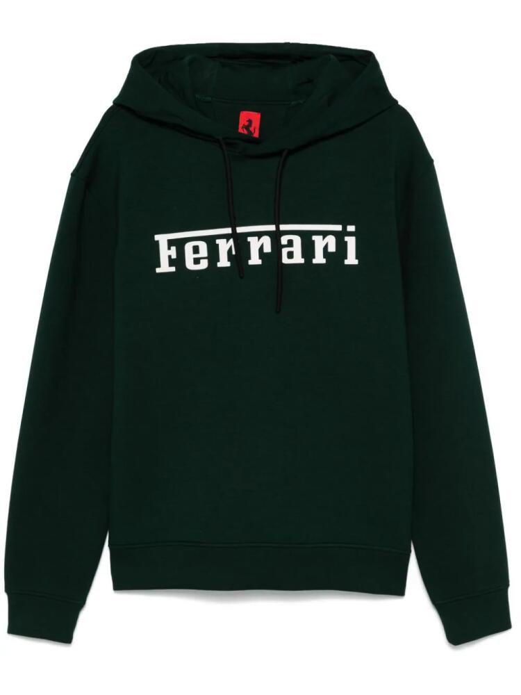 Ferrari logo scuba hoodie - Green Cover