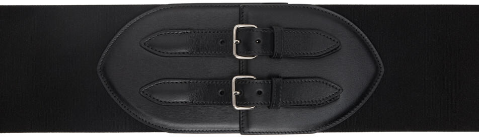 ALAÏA Black Corset Belt Cover